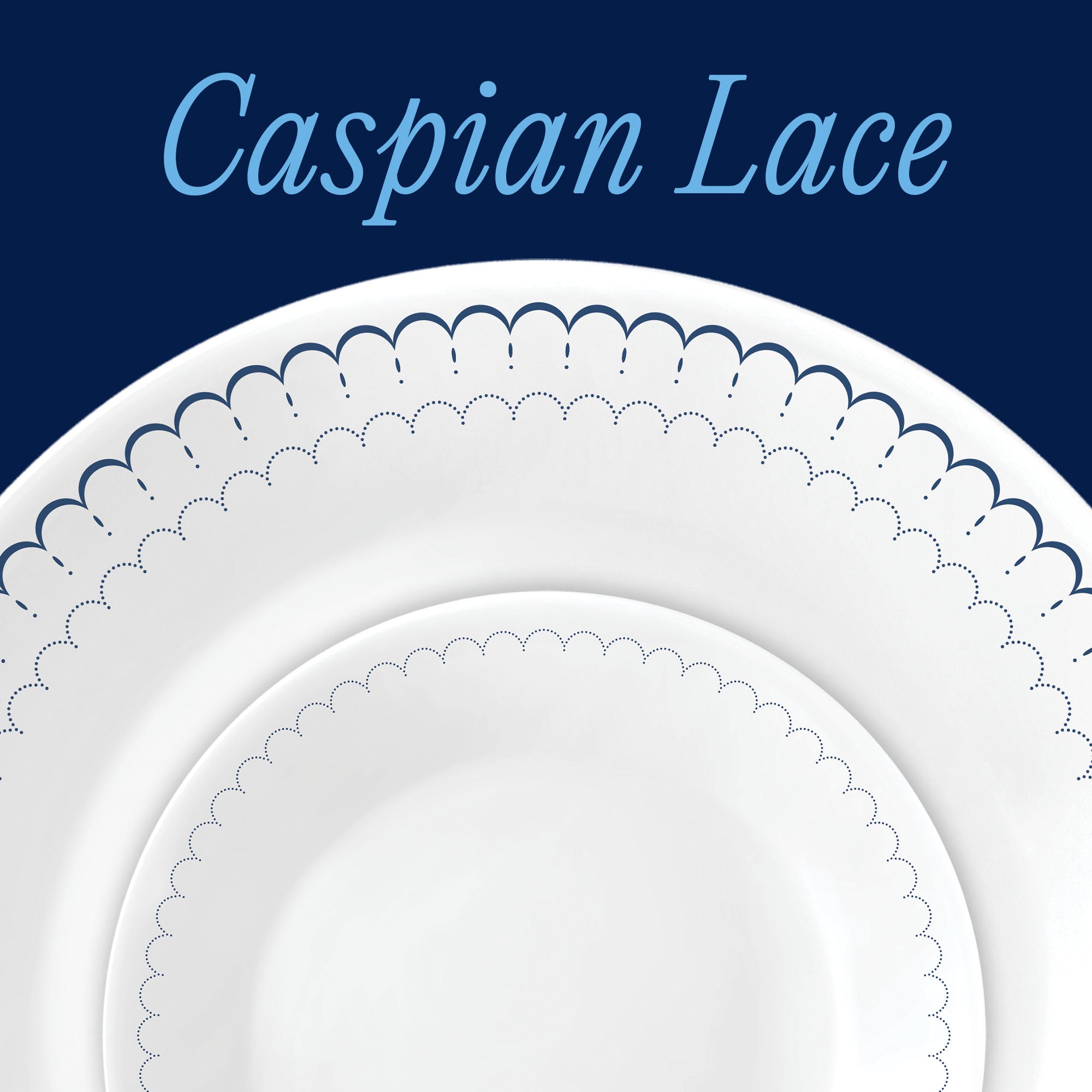 Corelle® Caspian Lace 18-piece Dinnerware Set, Service for 6 - Image 2