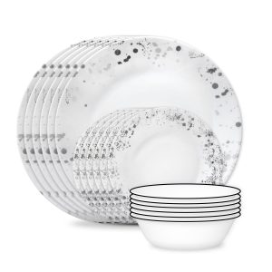 Corelle® Monochromatic 18-piece Dinnerware Set, Service for 6