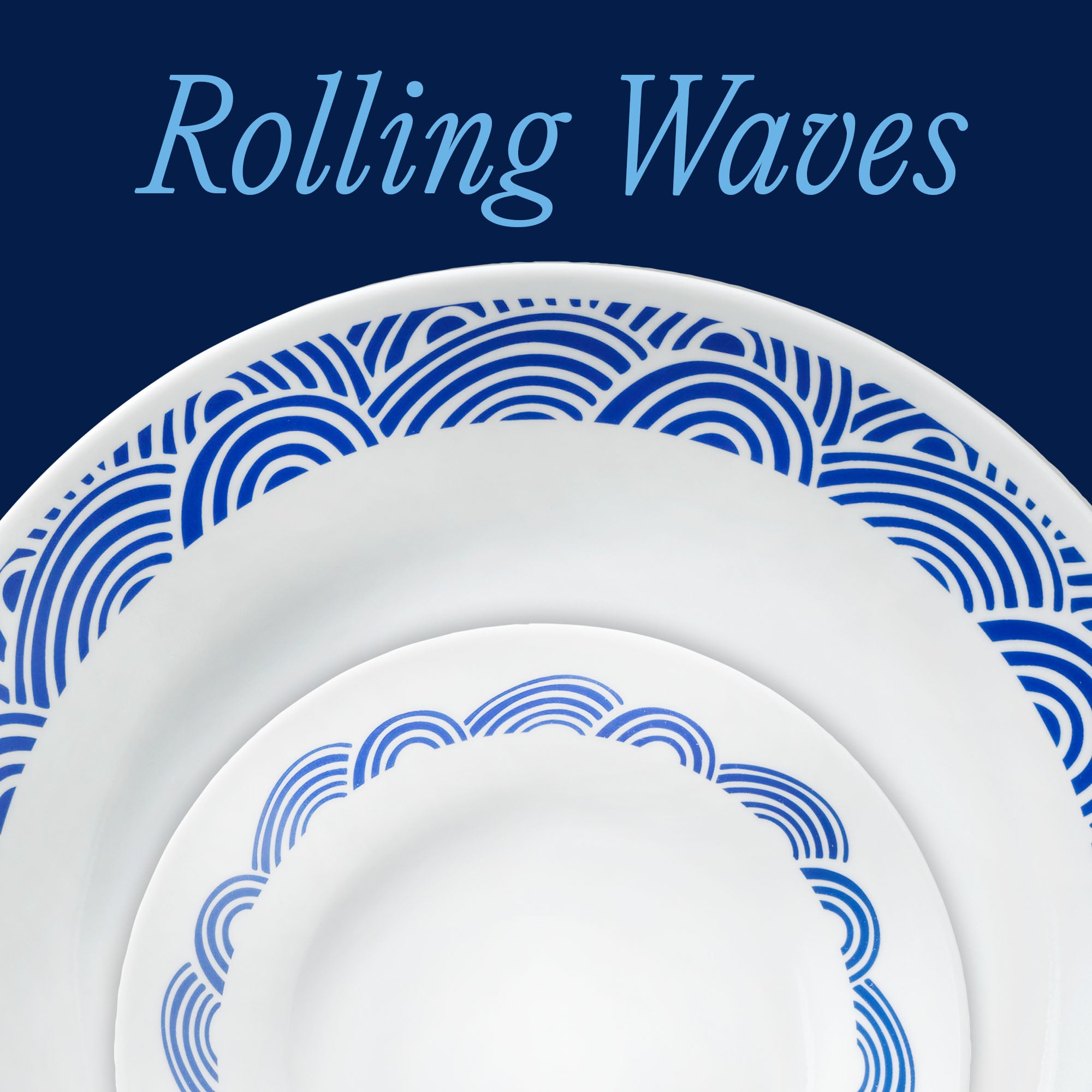 Corelle® Rolling Waves 18-piece Dinnerware Set, Service for 6 - Image 2