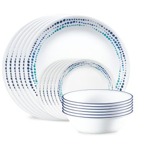 Corelle® Ocean Blues 18-piece Dinnerware Set, Service for 6