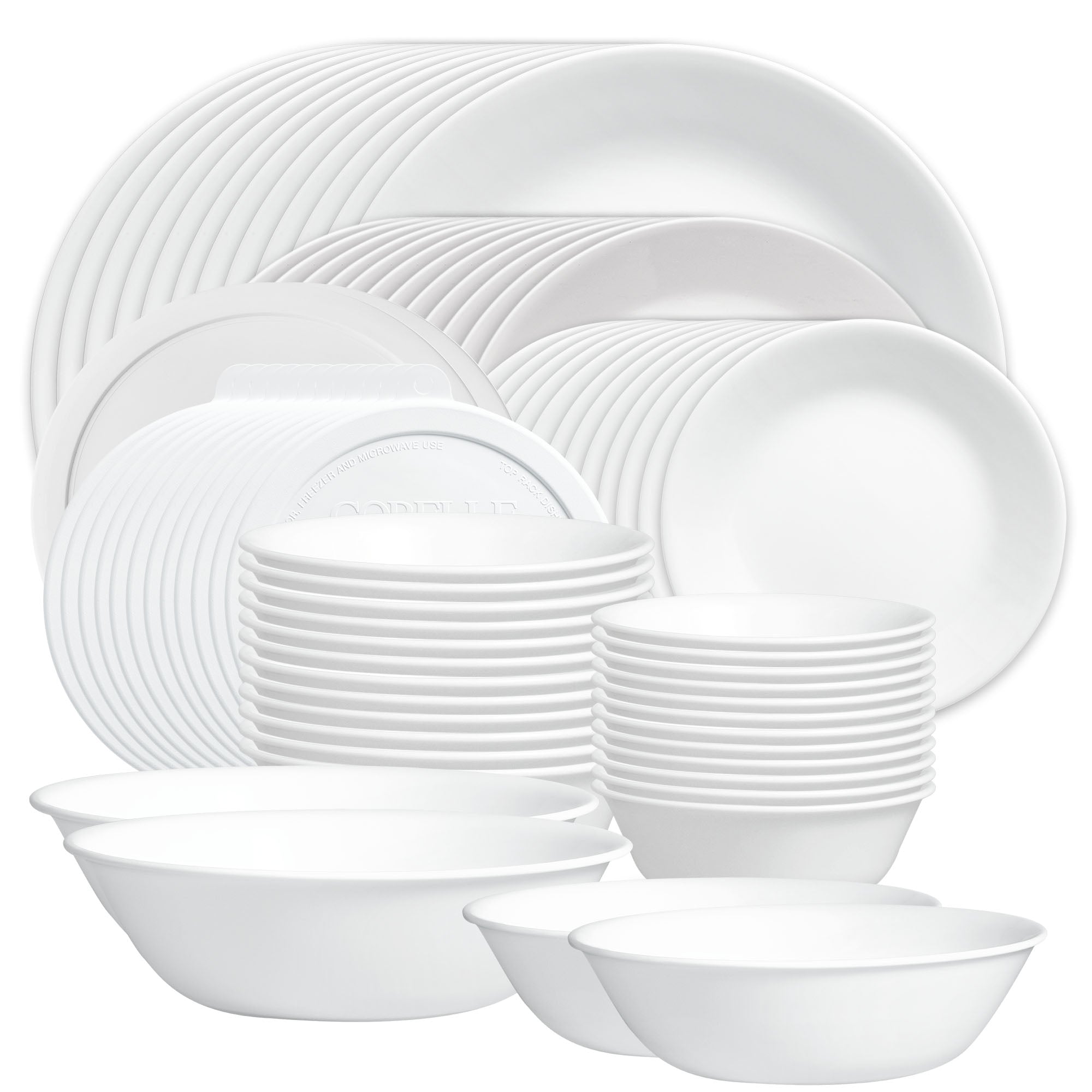 Corelle® Winter Frost White 78-piece Dinnerware Set, Service for 12