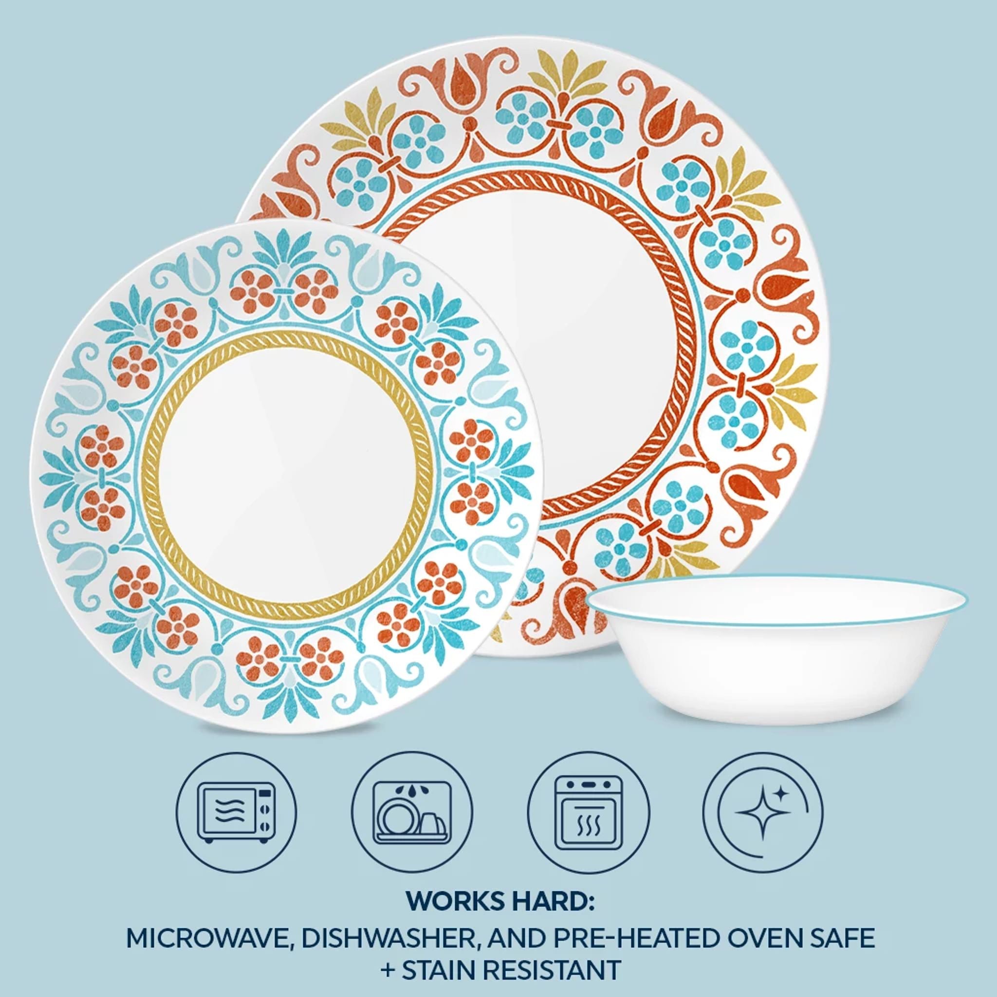 Corelle® Global Collection Terracotta Dreams 12-piece Dinnerware Set, Service for 4 - Image 4