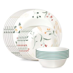 Corelle® Wildflower Scatter 18-piece Dinnerware Set, Service for 6