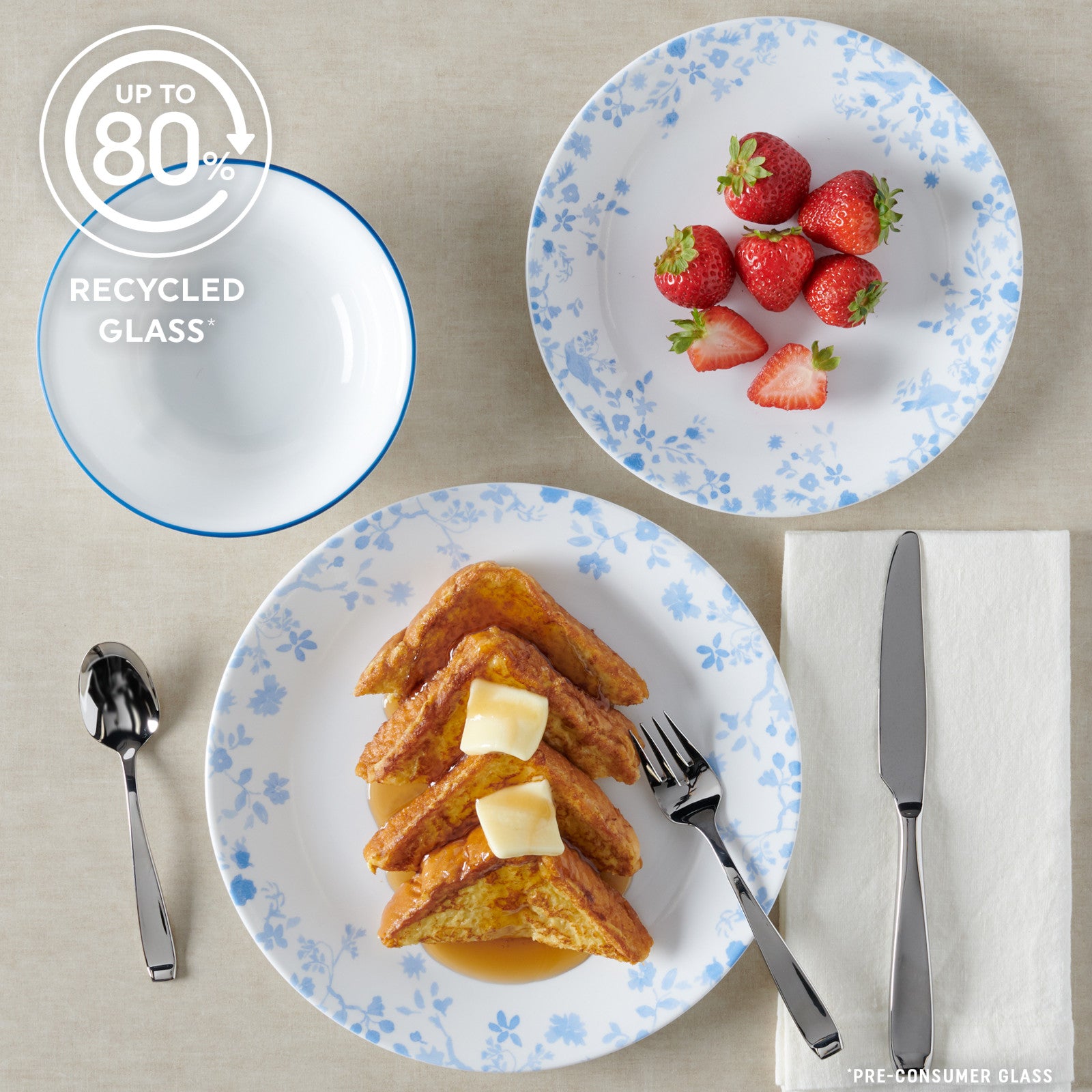 Corelle® Garden Song 12-piece Dinnerware Set, Service for 4 - Image 6