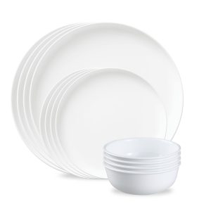 Corelle® Modern Rounds 12-piece Dinnerware Set, Service for 4