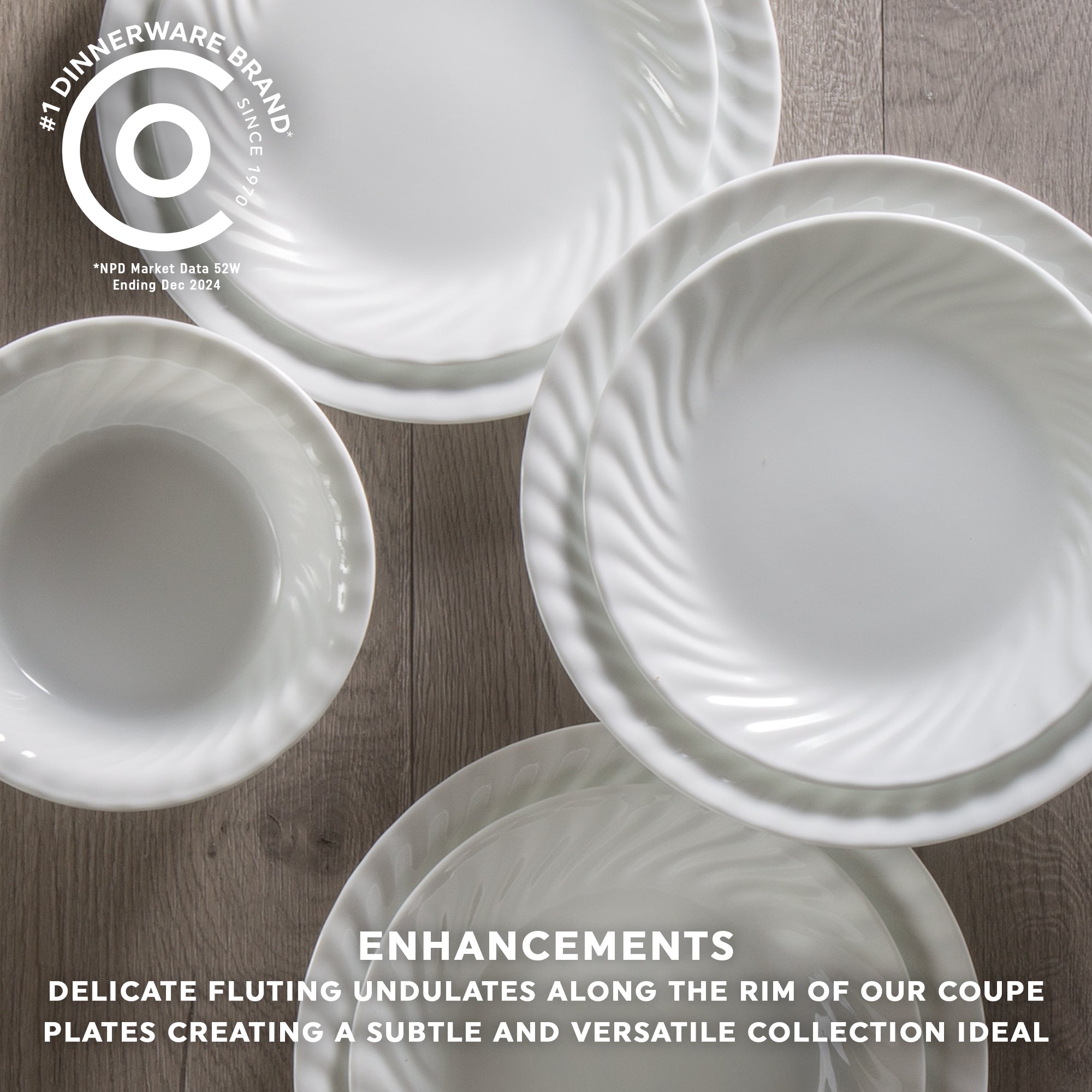 Corelle® Enhancements 10.25" Glass Dinner Plate - Image 2